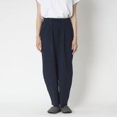 BIWACOTTON/タック入りワイドテーパードパンツ